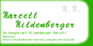 marcell mildenberger business card